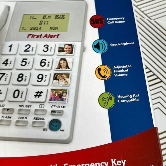 First Alert SFA 3275 Button Corded Telephone Emergency‎ Key - Picture 4 of 11